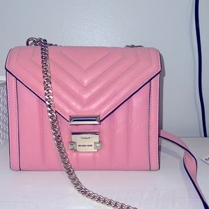 MK cross body purse- has minor stains inside.